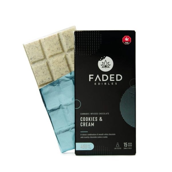 Faded Cannabis Co. Cookies & Cream BarFaded Cannabis Co. Cookies & Cream Bar