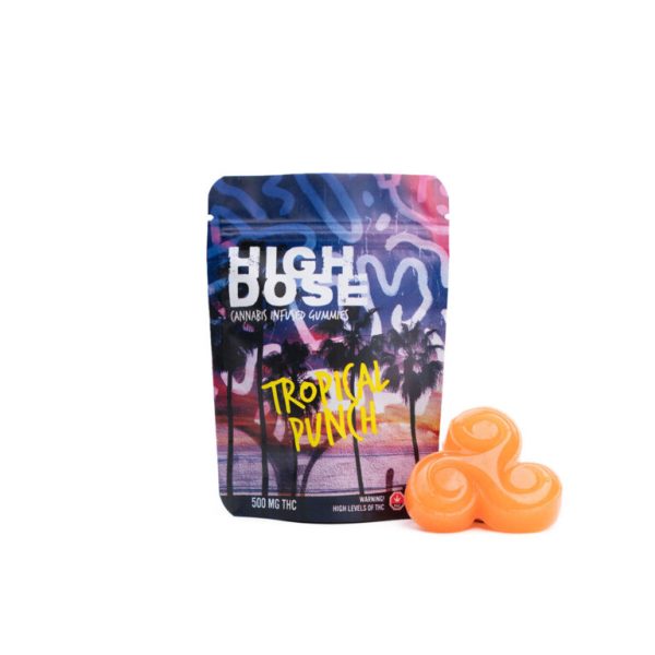 High Dose Tropical Punch Gummies Mega Dosed