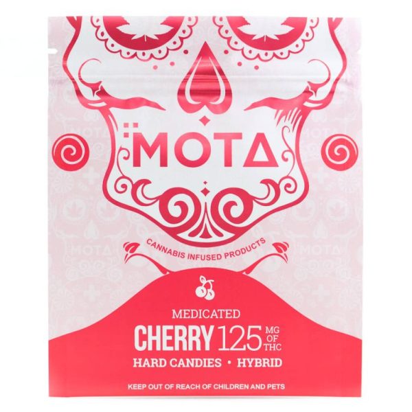 Mota Cherry Hard Candy 125mg THC Hybrid