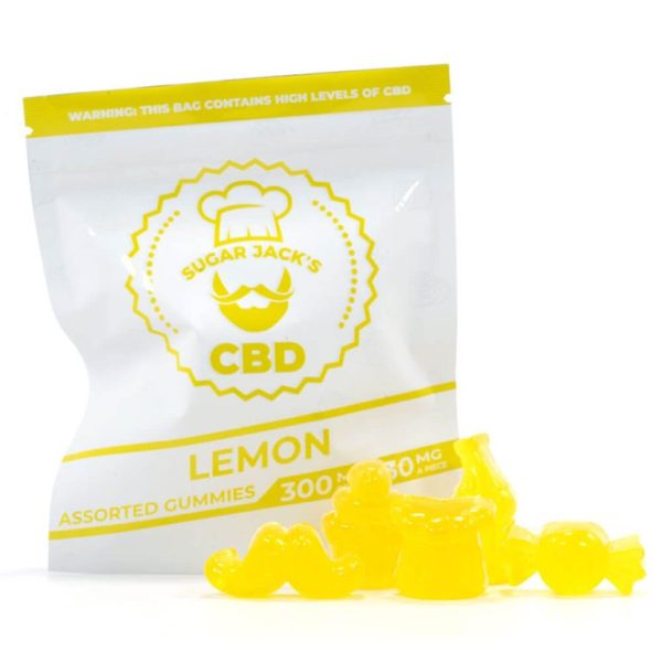 SUGAR JACK’S – CBD LEMON GUMMIES – 300MG